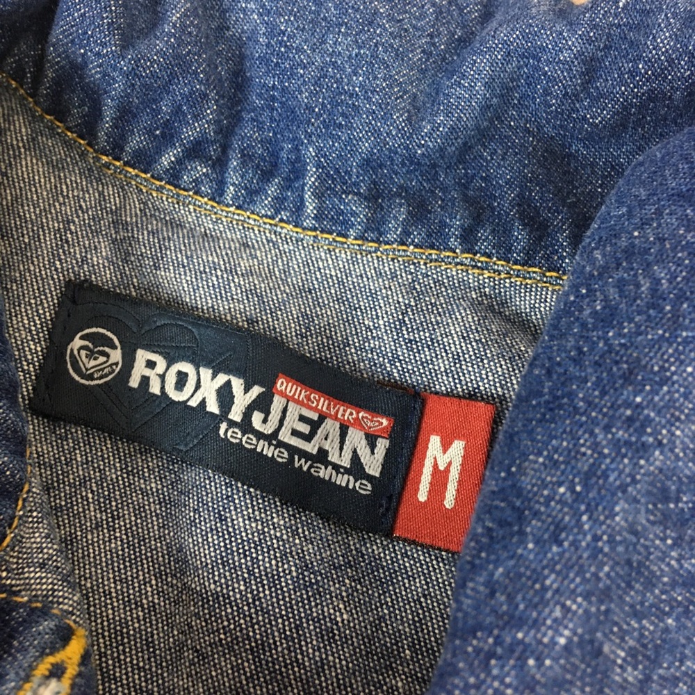 Roxy Quicksilver Teenie Wahine Girls Denim Jacket - Picture 7 of 9